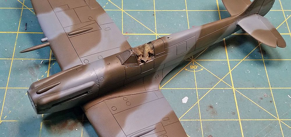 In Progress: Airfix 1/48 Spitfire Mk. XII- Out of the paint shop