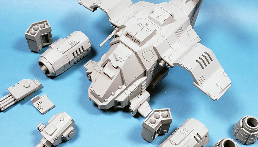 Citadel’s Space Marine Stormhawk Interceptor: Stormy Assembly