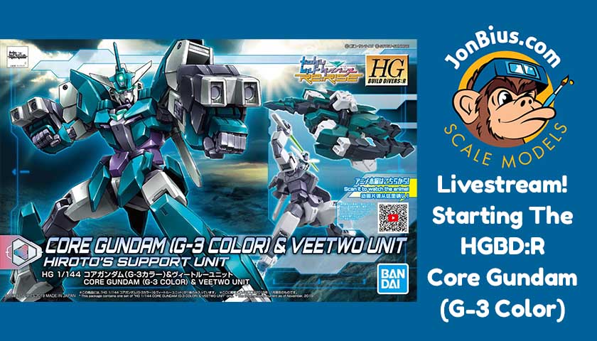 VIDEO: Starting Bandai’s HGBD:R Core Gundam G-3 and Veetwo Unit